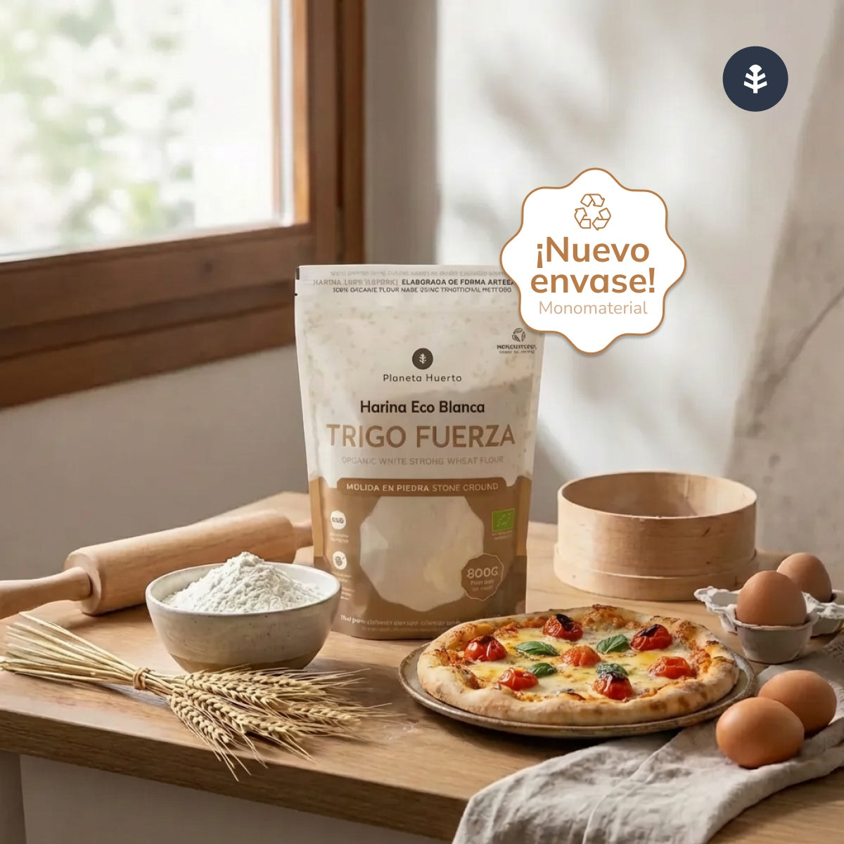 Ekologiczna mąka pszenna Eco Planeta Huerto 800 g