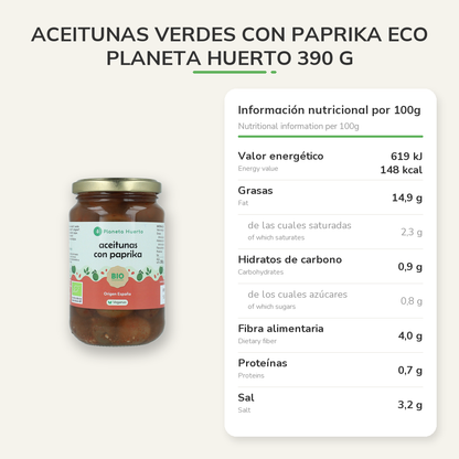 Información nutricional