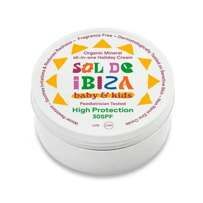 Crema solare All in one - Neonati 0 mesi SPF30 Sol de Ibiza BIO 100 g