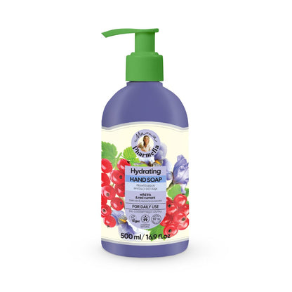 Feuchtigkeitsspendende Handseife mit Wildlilie und roter Johannisbeere, Mama Pharmelia, 500 ml