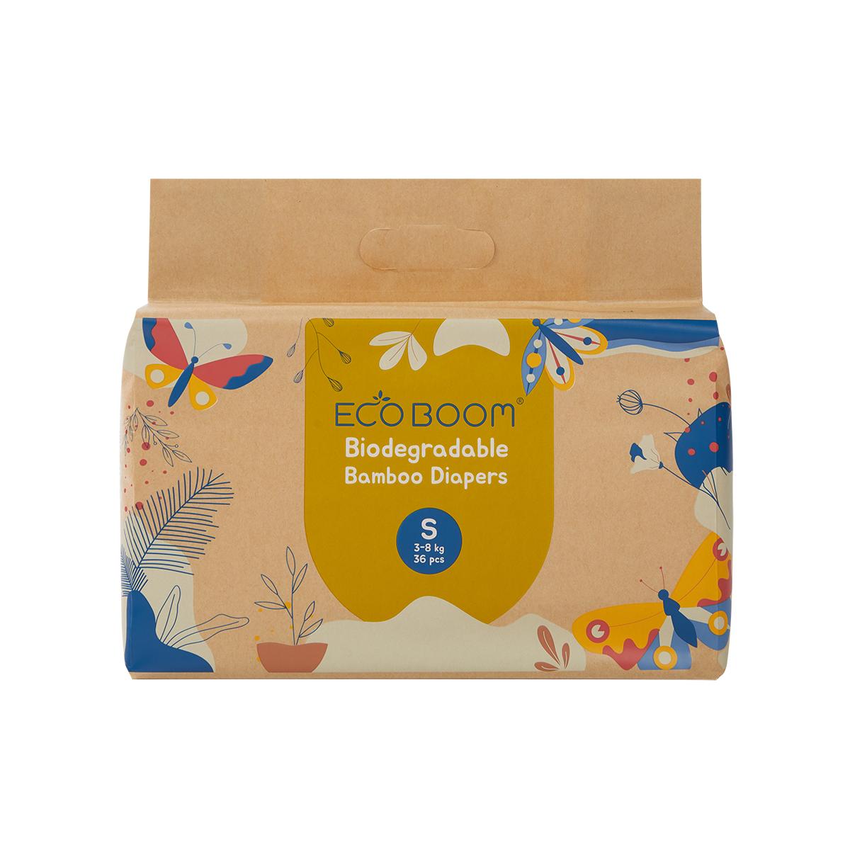 Couches en bambou Ecoboom T2 36 unités