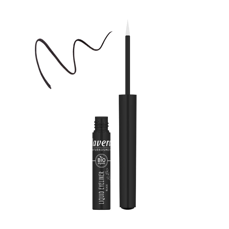 Flüssiger Eyeliner 01 Black Lavera