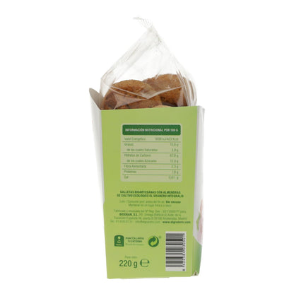 Handgemachte Kekse mit Bio-Mandeln El Granero, 220 g