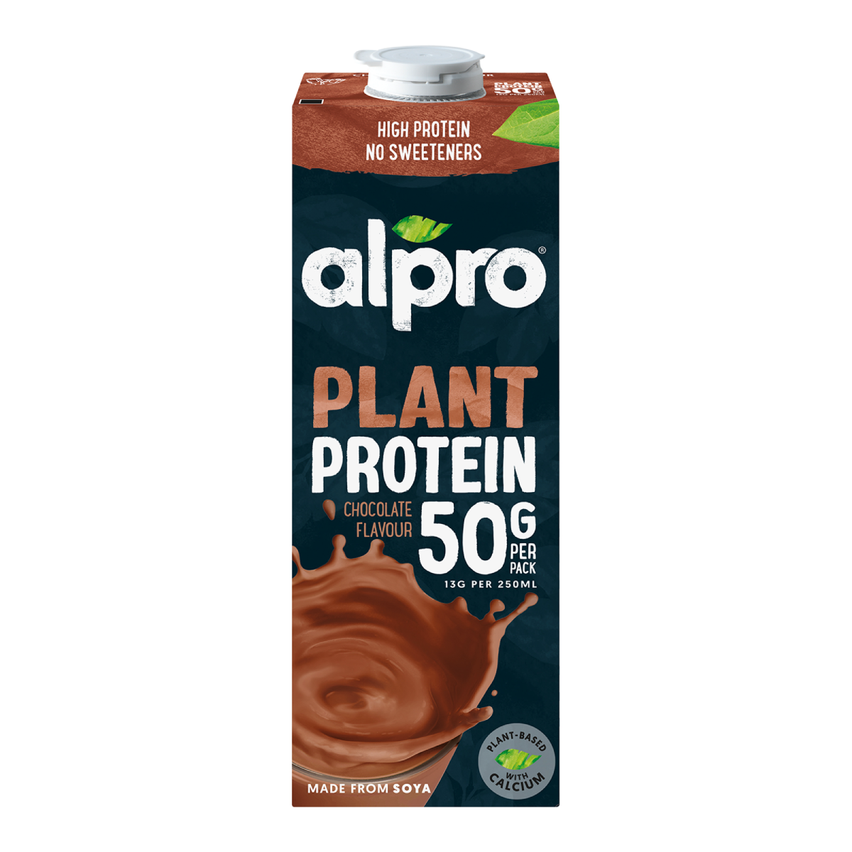 Boisson au soja et au chocolat avec protéines Alpro 1 litre