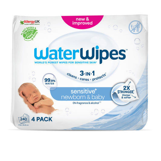 Babyfeuchttücher WaterWipes BIO 240 Stück