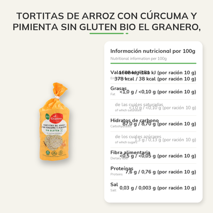 Información nutricional
