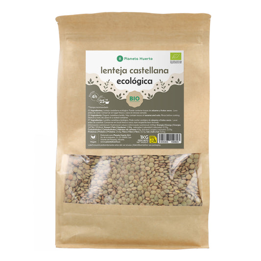 Lentilles de Castille ECO Planeta Huerto