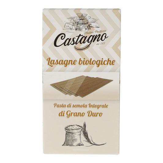 Lasagneplattor av fullkornsvete ECO Castagno 500  g