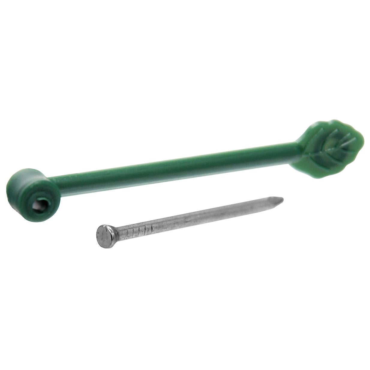 Klammer für Kletterpflanzen mit Nagel Biotop 8 Stück