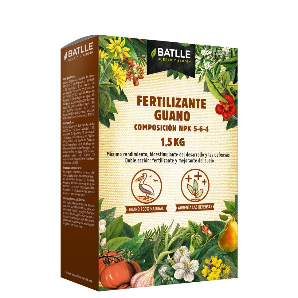 Vaste guanomeststof Batlle Bio 1,5 kg