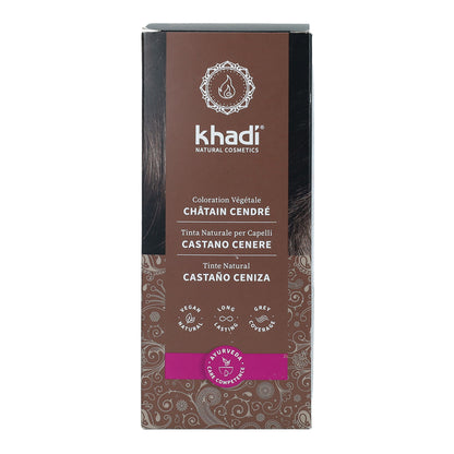 Tinte natural castaño ceniza Khadi 100 g