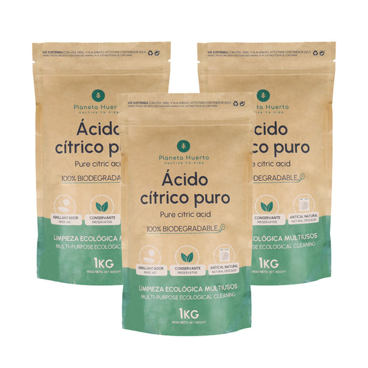 Pack 3xCitric Acid Planeta Huerto 1 Kg
