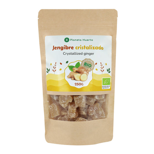 Ginger crystallised ECO Planeta Huerto 250 g