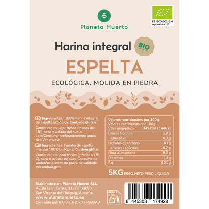 Volkoren Speltmeel Eco Planet Garden 5 kg