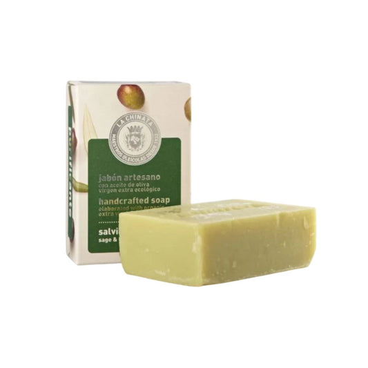 Savon artisanal purifiant citronnelle sauge 100 g La Chinata