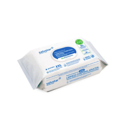 Salustar adult body wipes with lotion