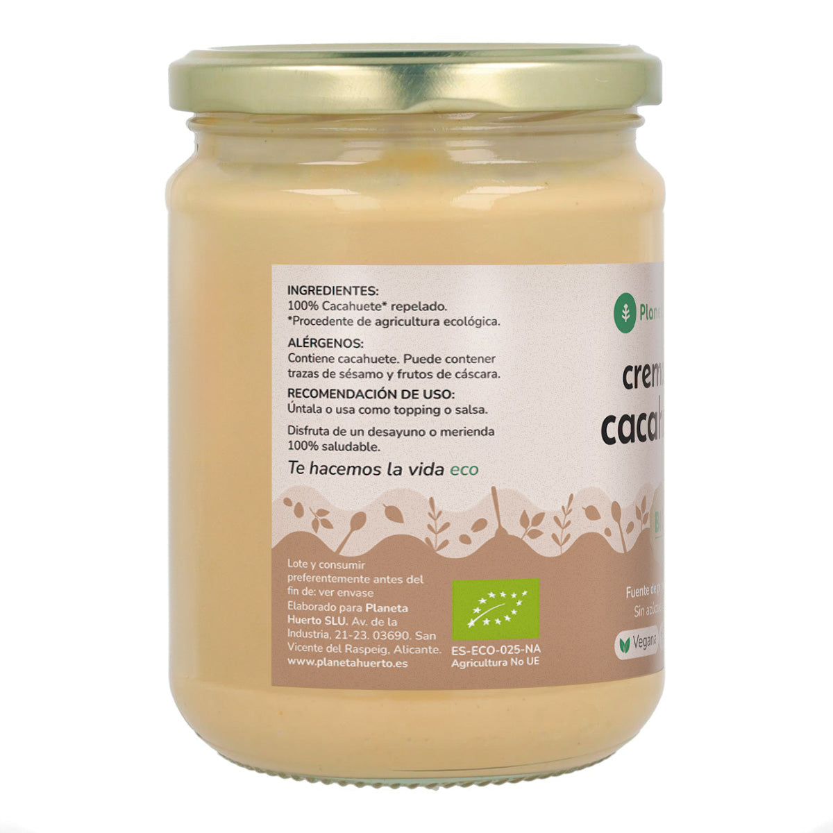 Crema di arachidi ECO Planeta Huerto