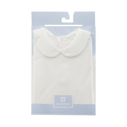 Body à col et manches courtes beige Cambrass taille 12