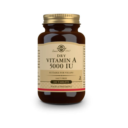 Vitamina A secca 5000 UI palmitato, 100 compresse (5000UI)