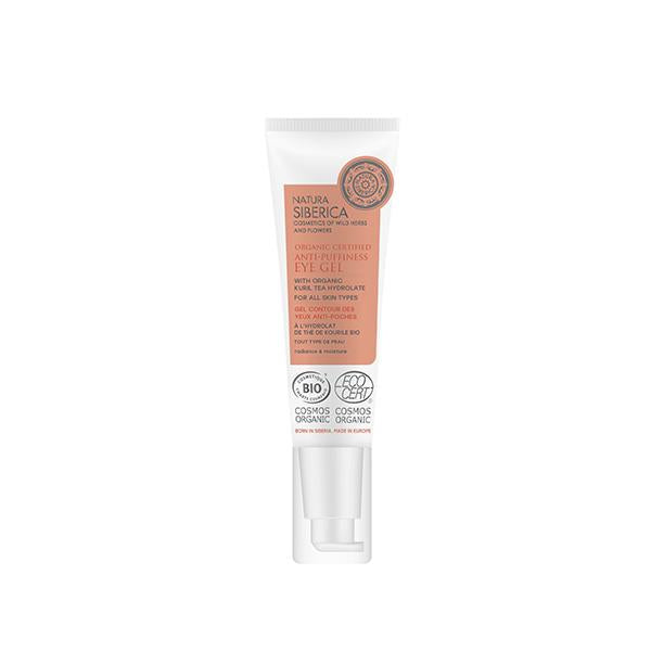 Gel voor de oogcontour tegen wallen, gecertificeerd biologisch Natura Siberica 30 ml