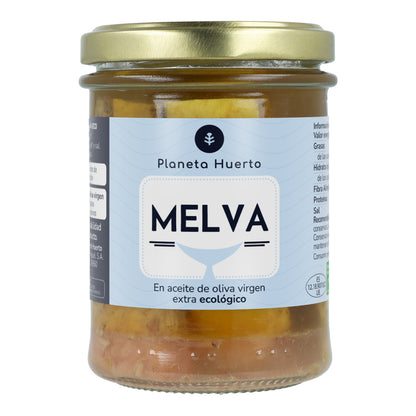 Pack 12x Melva en aceite de oliva virgen extra ECO Planeta Huerto 190 g