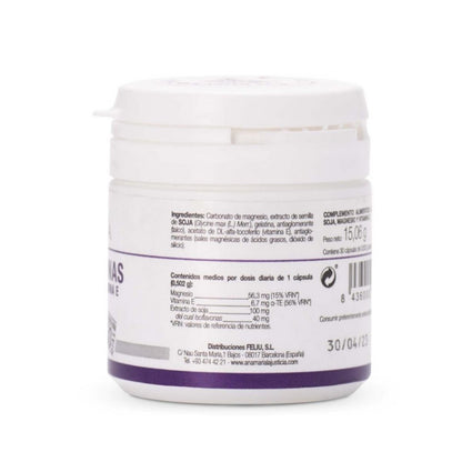 Isoflavoni con magnesio e vitamina E Ana María LaJusticia, 30 capsule