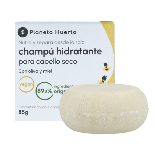 Planeta Huerto Olive & Honey Stały szampon nawilżający 85 gr