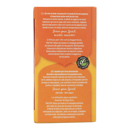 Thé Yogi Bio Détox au citron, 17 sachets