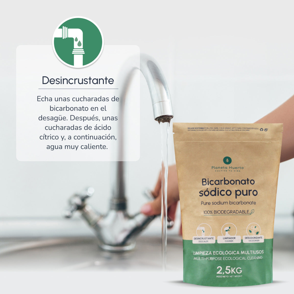 Natriumbikarbonat Planeta Huerto 1 Kg