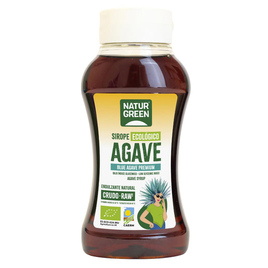 Sirop d'agave cru Naturgreen, 500 ml
