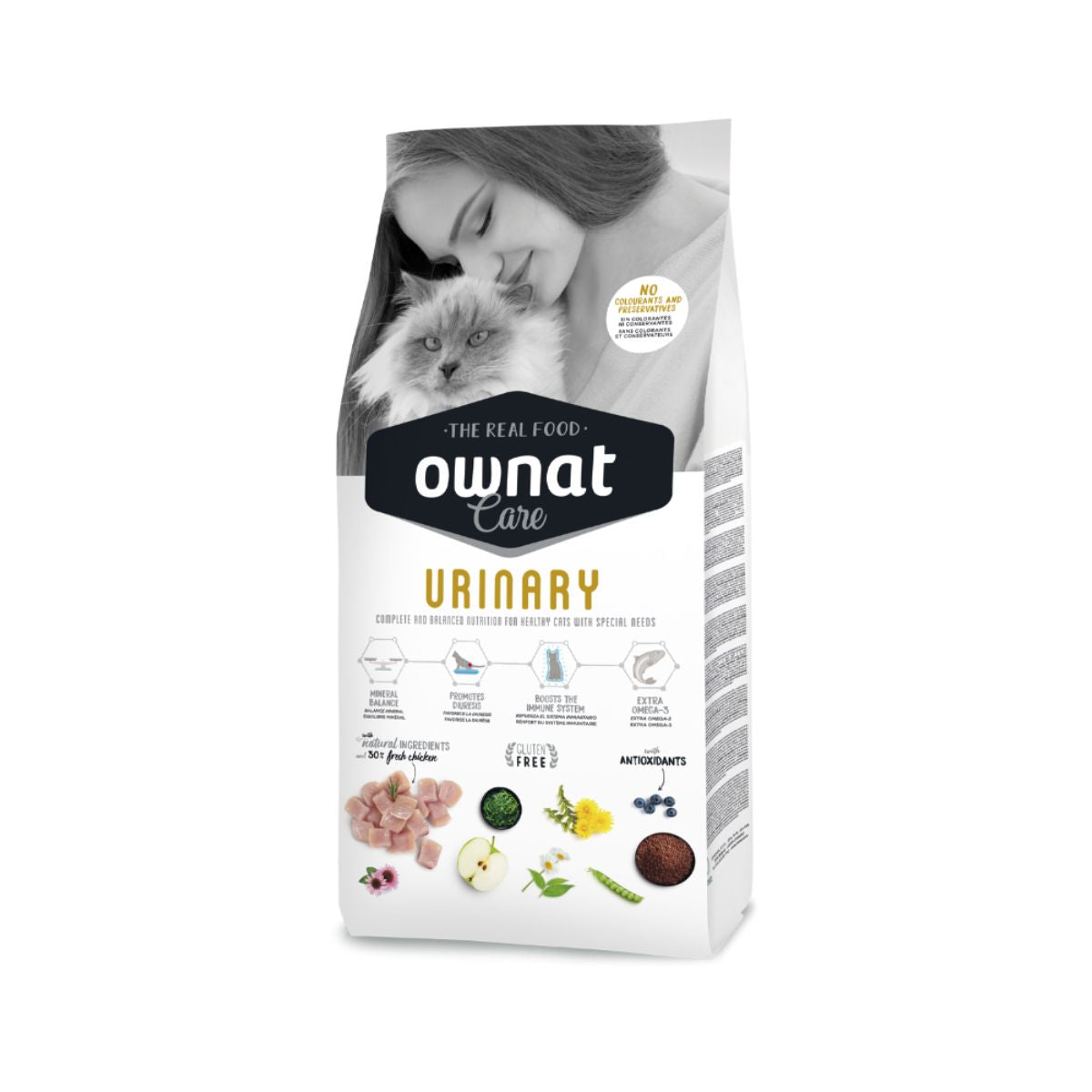 Ownat Care Urinary Croquettes pour chats 3 kg