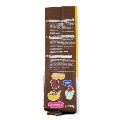 Spelt-, havre- och kakaokakor ECO 220 g Smileat
