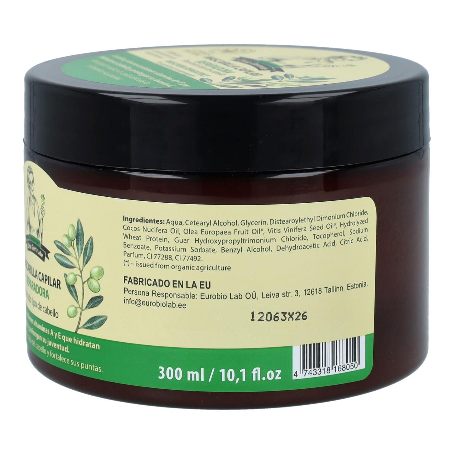 Maseczka do włosów regenerująca i odżywiająca włosy suche i zniszczone, Oma Gertrude, 300 ml