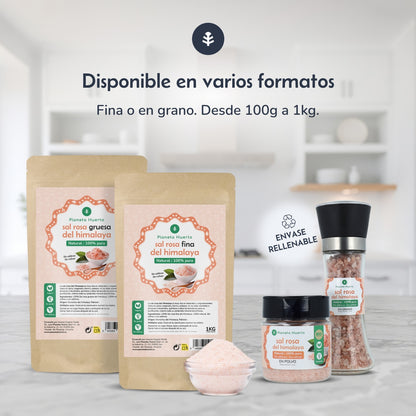 Sale grosso rosa dell'Himalaya Planeta Huerto 1 kg