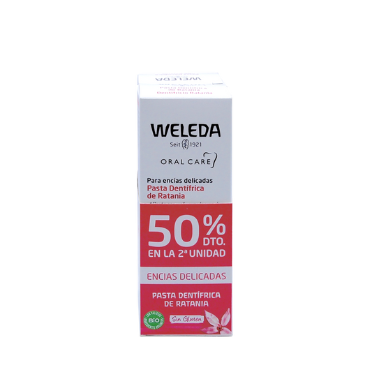 Duplo Pasta Ratania 75 ml Weleda