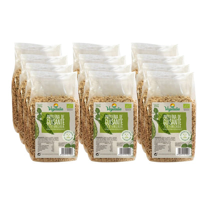 Pack 12x Protéines de pois texturées Vegetalia 250 g