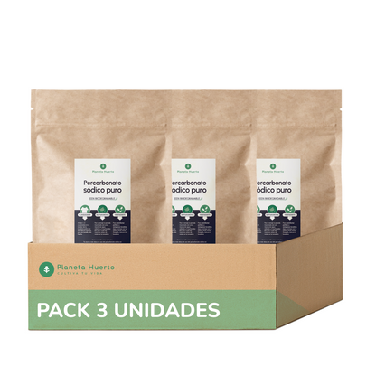 Pack 3xPercarbonate sodium Planeta Huerto 2,5 kg