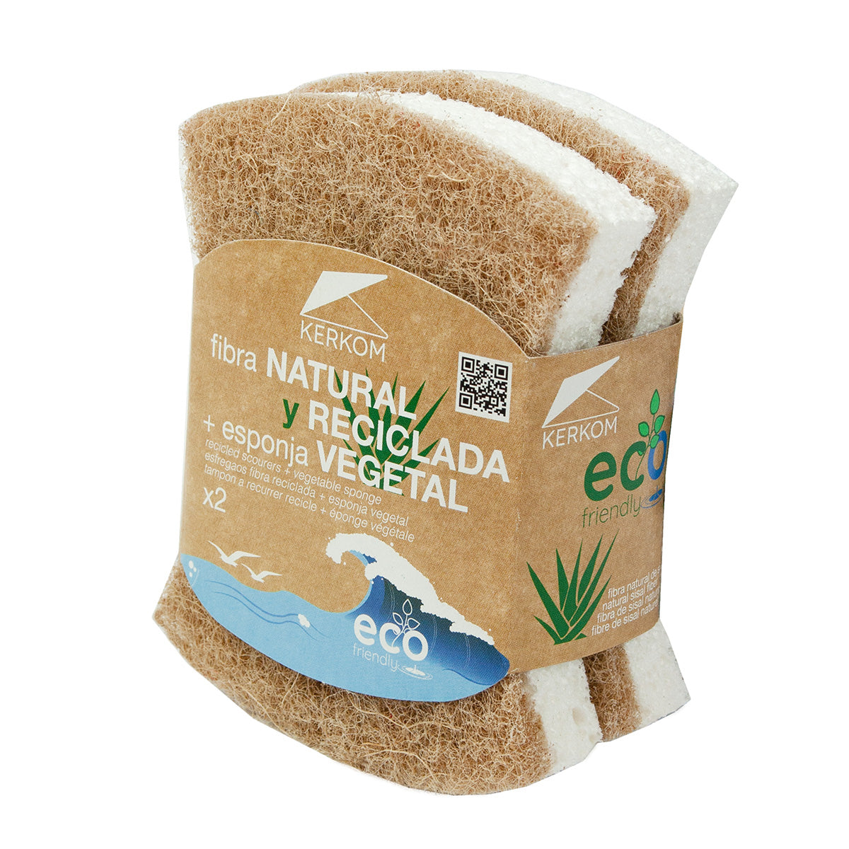 2 gąbki z gąbką roślinną Ergo Eco Friendly ROZENBAL