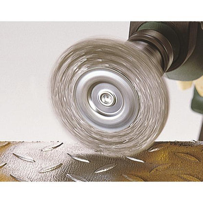 1 metallborste med skiva för borrmaskin Wolfcraft Ø 75 x 7 mm