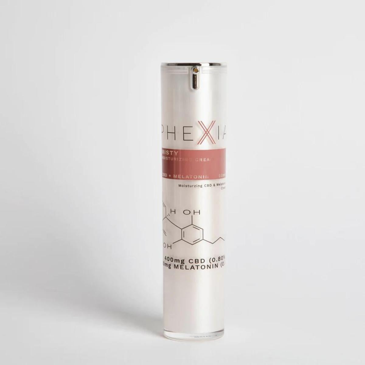 Crème hydratante au CBD et à la mélatonine Misty Phexia 50 ml