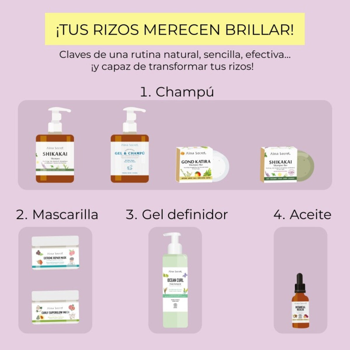 Ocean Curl Curl Defining Gel, Alma Secret, 250 ml