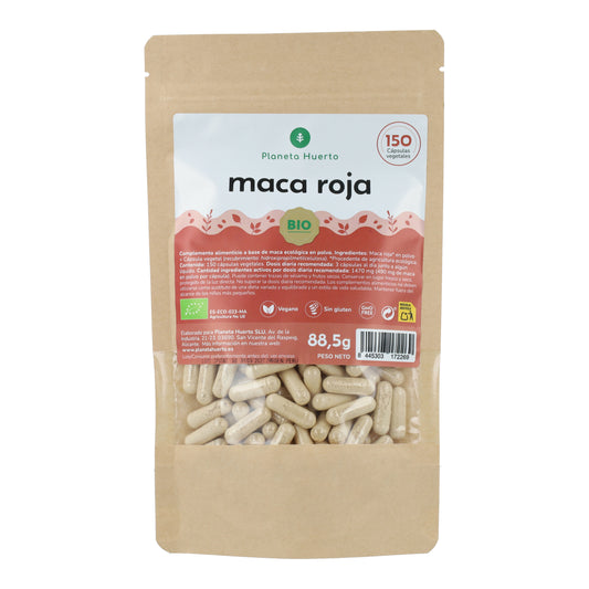 Organic Red Maca Organic Red Maca Planeta Huerto 150 capsules