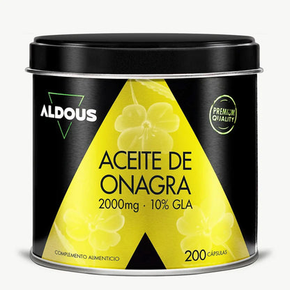 Nachtkerzenöl Perlen 2000 mg Aldous Bio 200 Weichkapseln