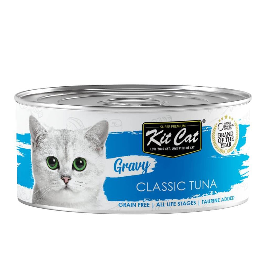 Kit Cat Dose Gravy – Thunfisch Classic 70 g Nassfutter für Katzen in Soße