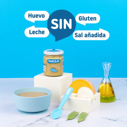 Confezione da 3 vasetti BIO verdure e nasello +6 mesi Smileat 230 g