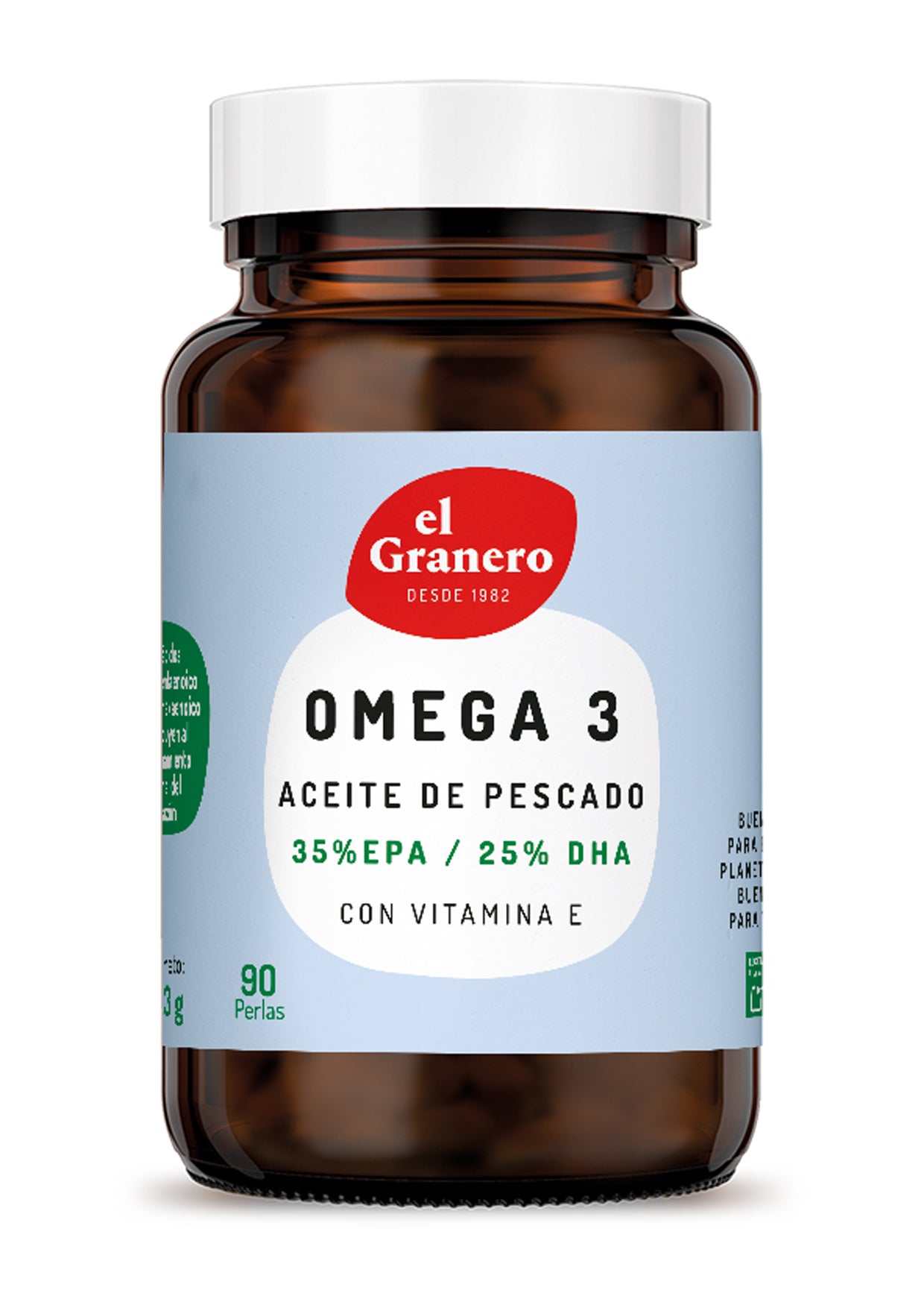 Omegran 3 Plus El granero 90 perles 705 mg