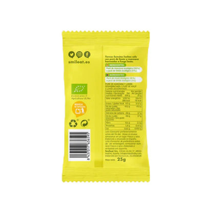 PACK 3x Snack pomme et citron Eco 25 g Smileat- Triboo