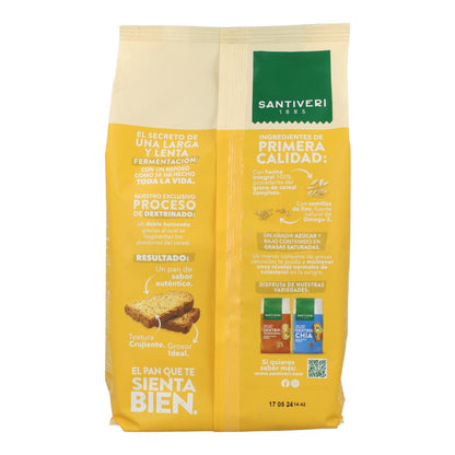 Pain complet 100 % Dextrine avec lin Santiveri 300 g
