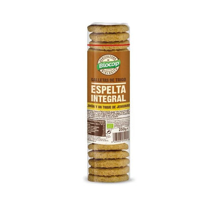Pack de 2 biscuits complets à l'épeautre, au gingembre et au citron Biocop 250 g