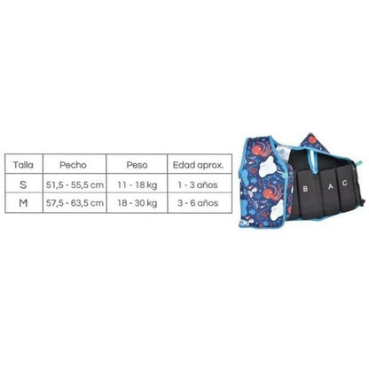 Chaleco Flotacion Under the Sea  M